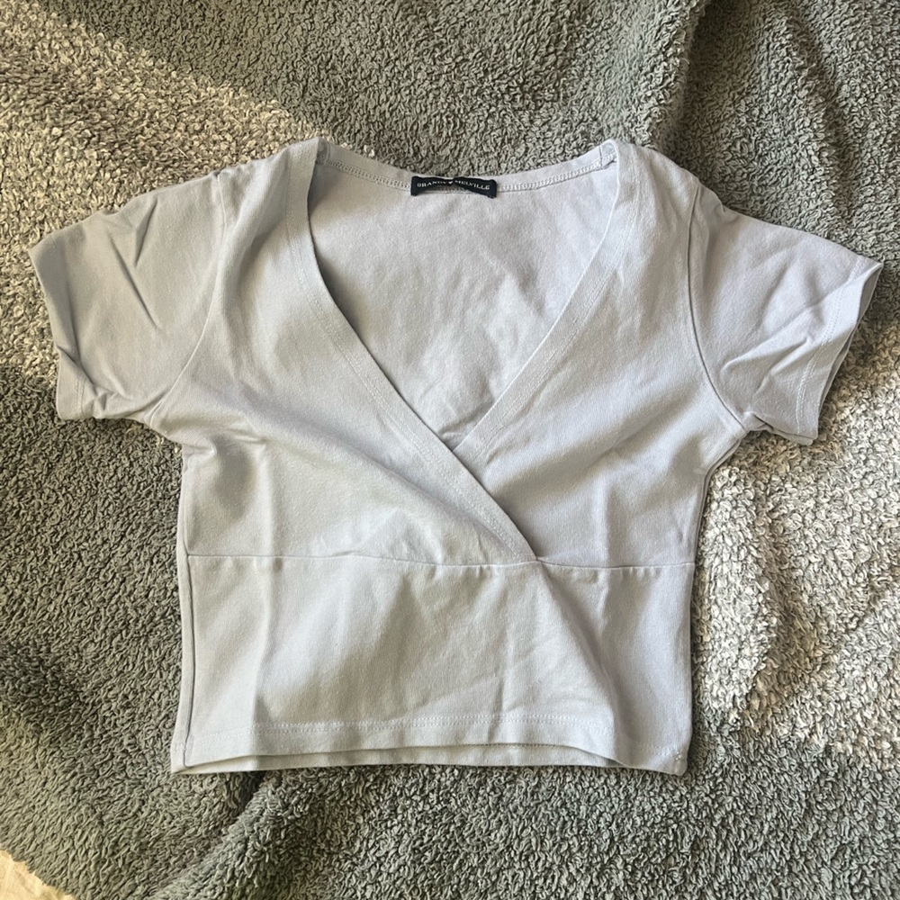 brandy melville blue amara t-shirt top